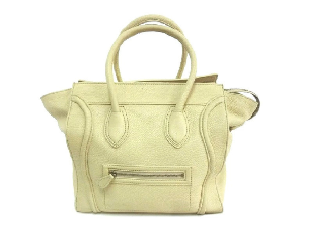Celine Luggage Shopper Leather Handbag ks